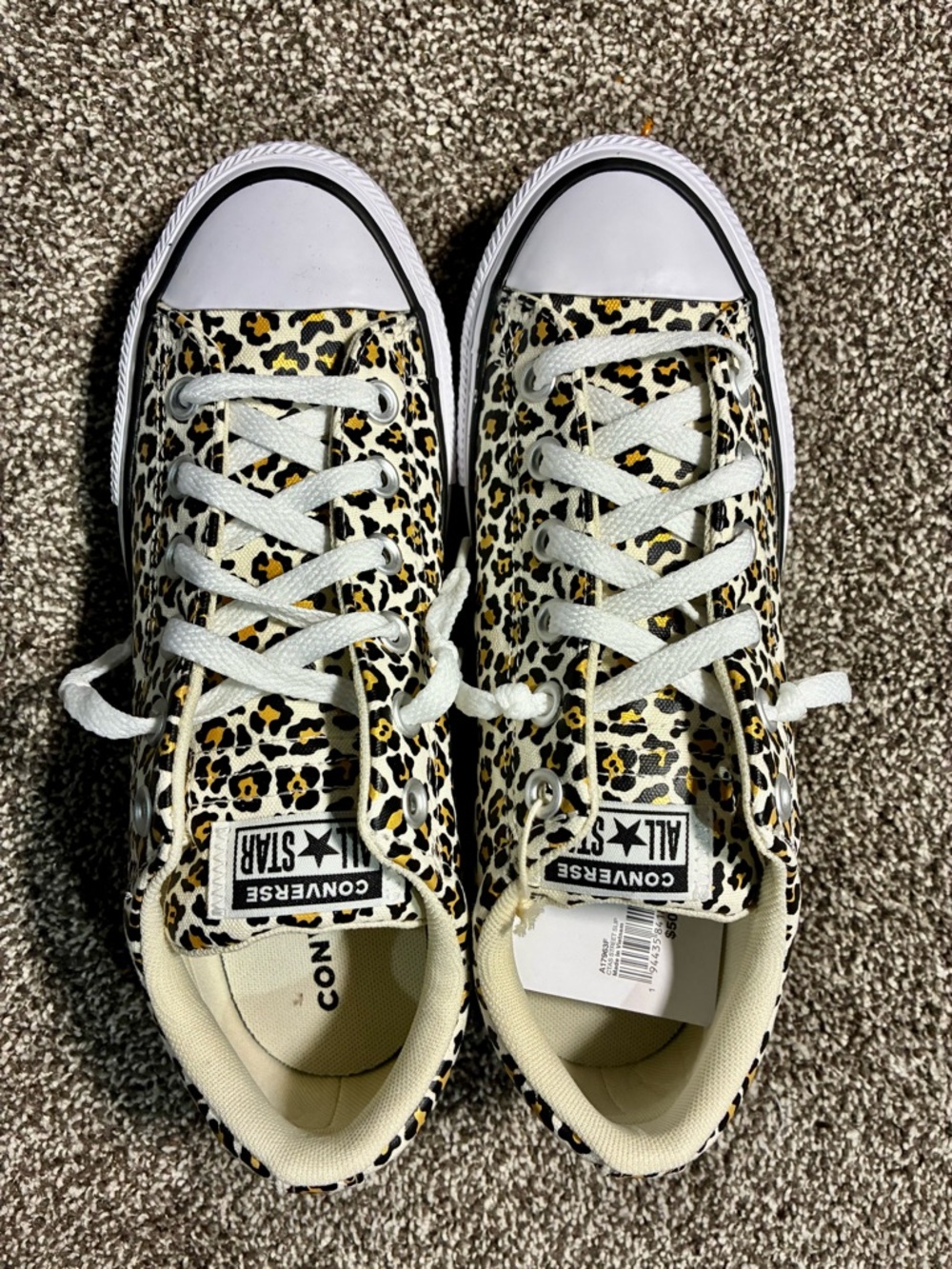 Converse All Star Animal Print Low Top Sneakers - Picture 4 of 8